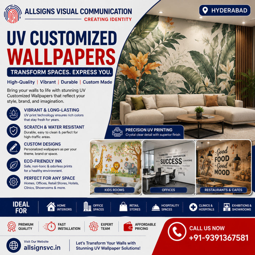 UV Customized Wallpapers