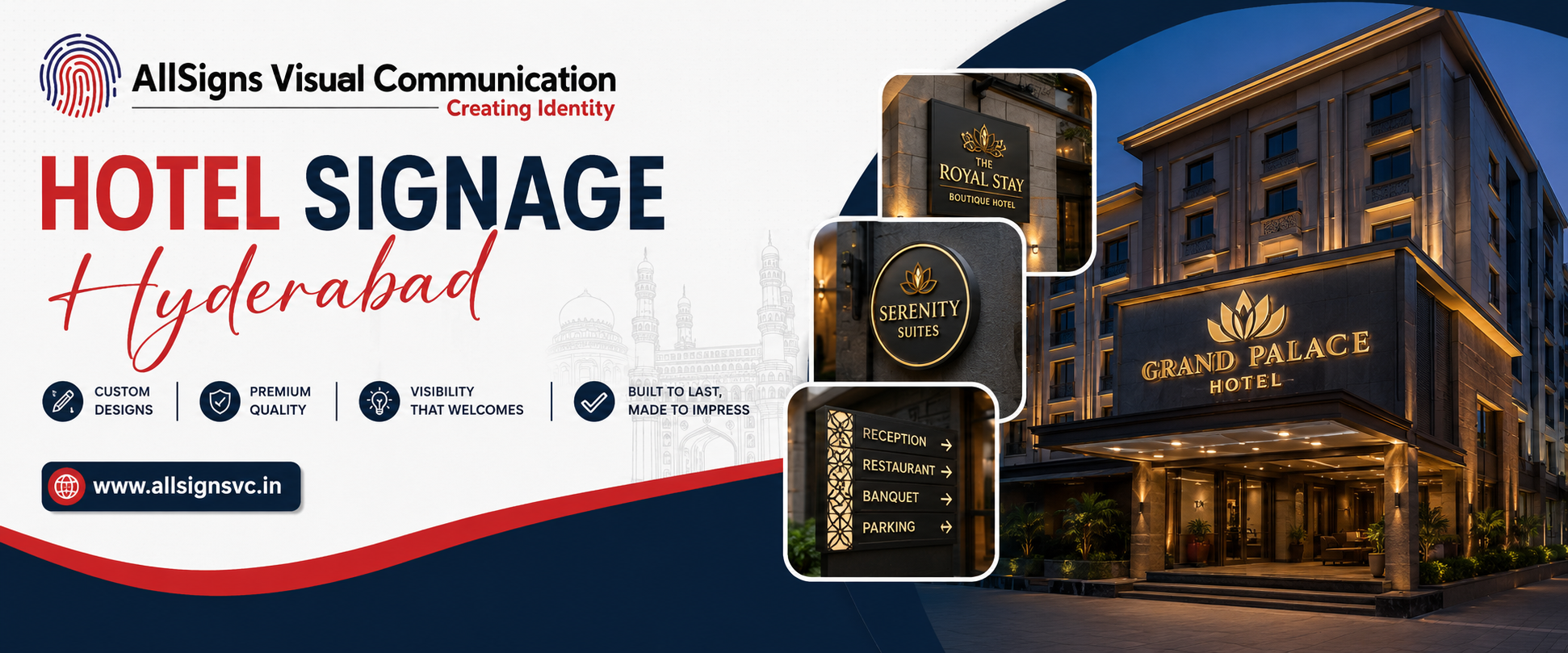 Hotel Signage Hyderabad