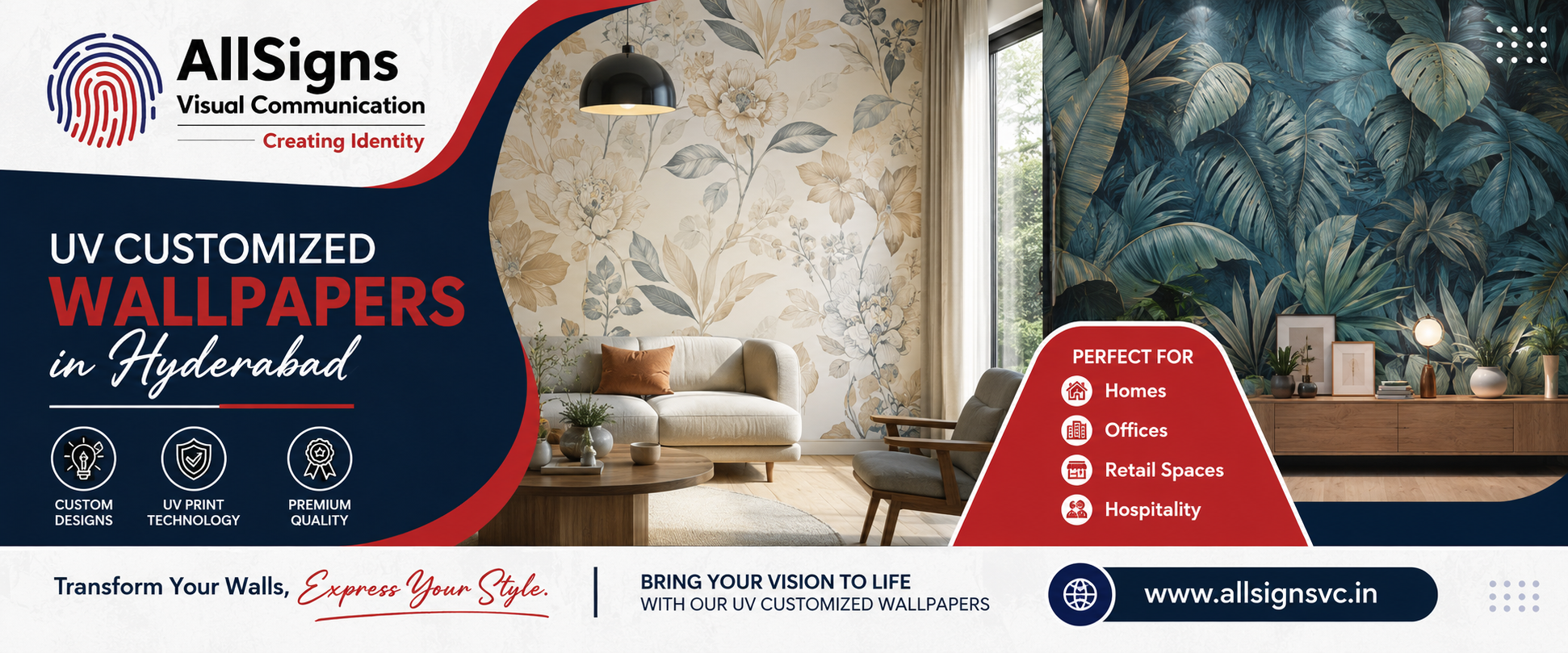 UV Customized Wallpapers in Hyderabad
